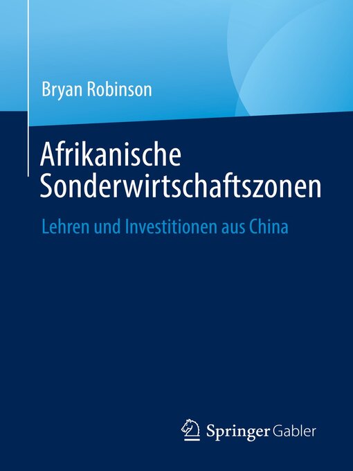 Title details for Afrikanische Sonderwirtschaftszonen by Bryan Robinson - Available